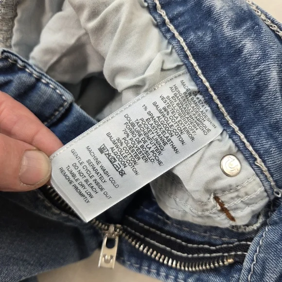 True Religion Men’s Geno Relaxed Slim Jeans Size 32 - Picture 5 of 12